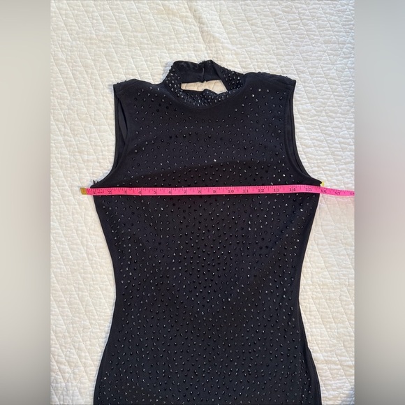 Fashion Nova Black Sleeveless Halter Bodycon Maxi - Picture 12 of 13